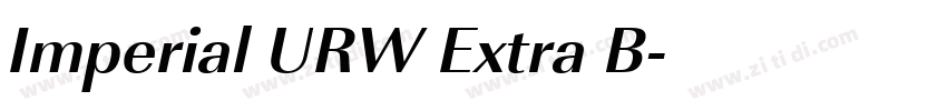 Imperial URW Extra B字体转换 Imperial URW Extra B字体转换